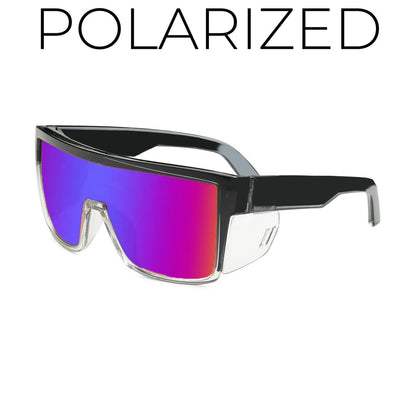 ⚡Hot Sales 49% OFF🔥ANSI Z87+ Safety Sunglasses Mirrored Colored Lens Side Protection Removable Side Shields Eye Protection