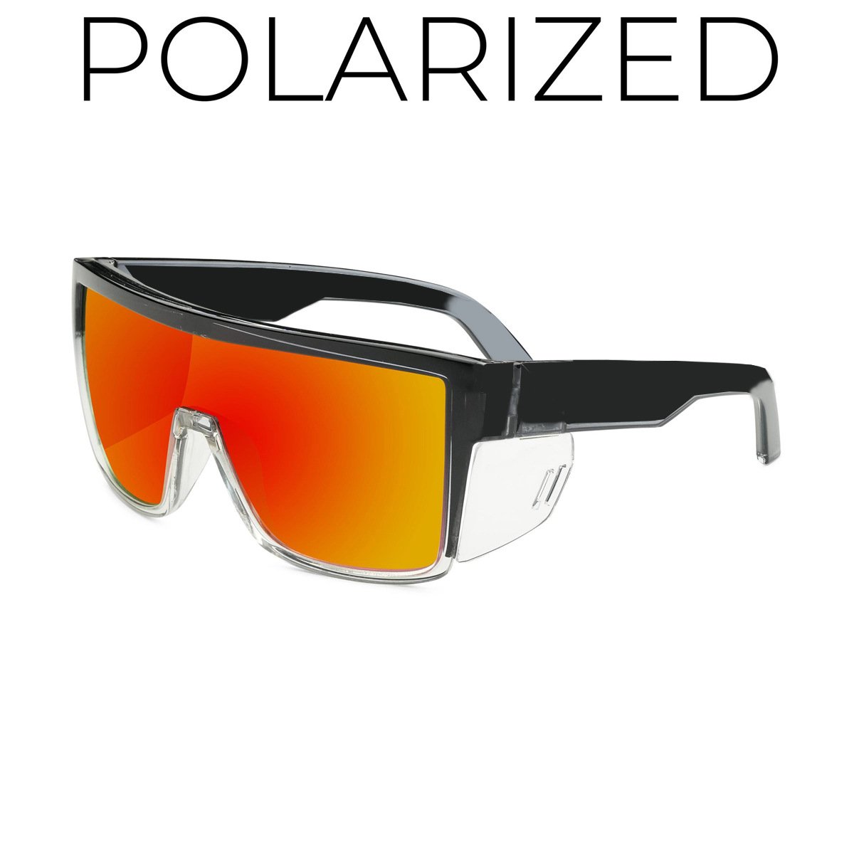 ⚡Hot Sales 49% OFF🔥ANSI Z87+ Safety Sunglasses Mirrored Colored Lens Side Protection Removable Side Shields Eye Protection