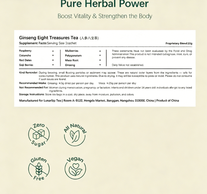 Ginseng & Mulberry Herbal Tea