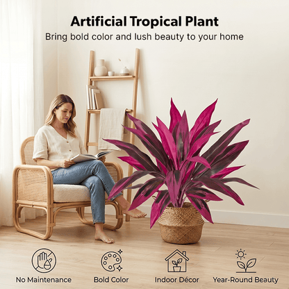 🏆 50K+ SOLD! 49% OFF – Almost Gone-⚡Artificial Tropical Plant