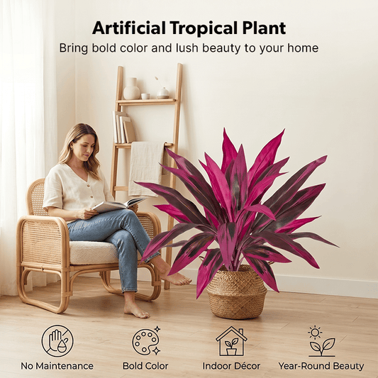 🏆 50K+ SOLD! 49% OFF – Almost Gone-⚡Artificial Tropical Plant