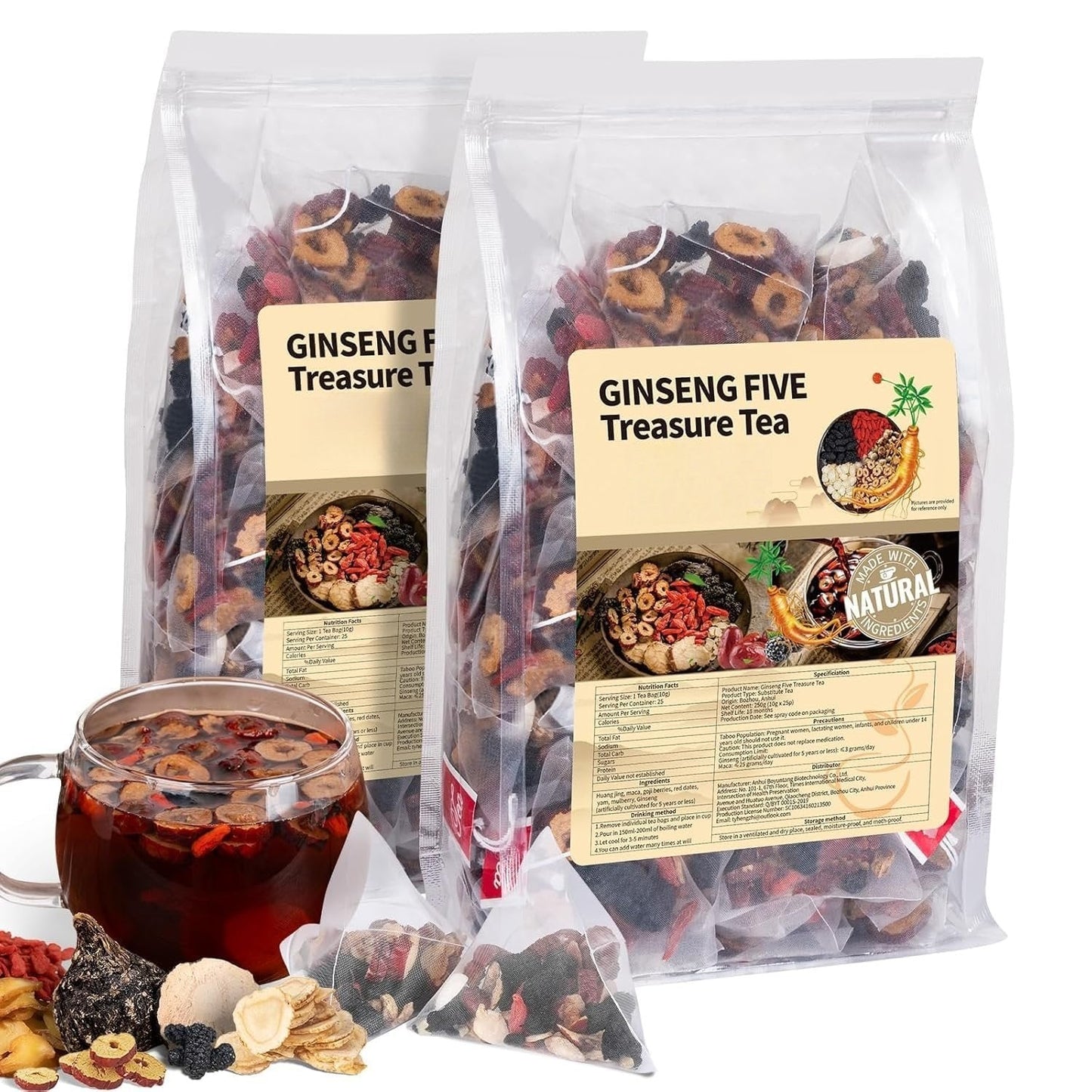 Ginseng & Mulberry Herbal Tea