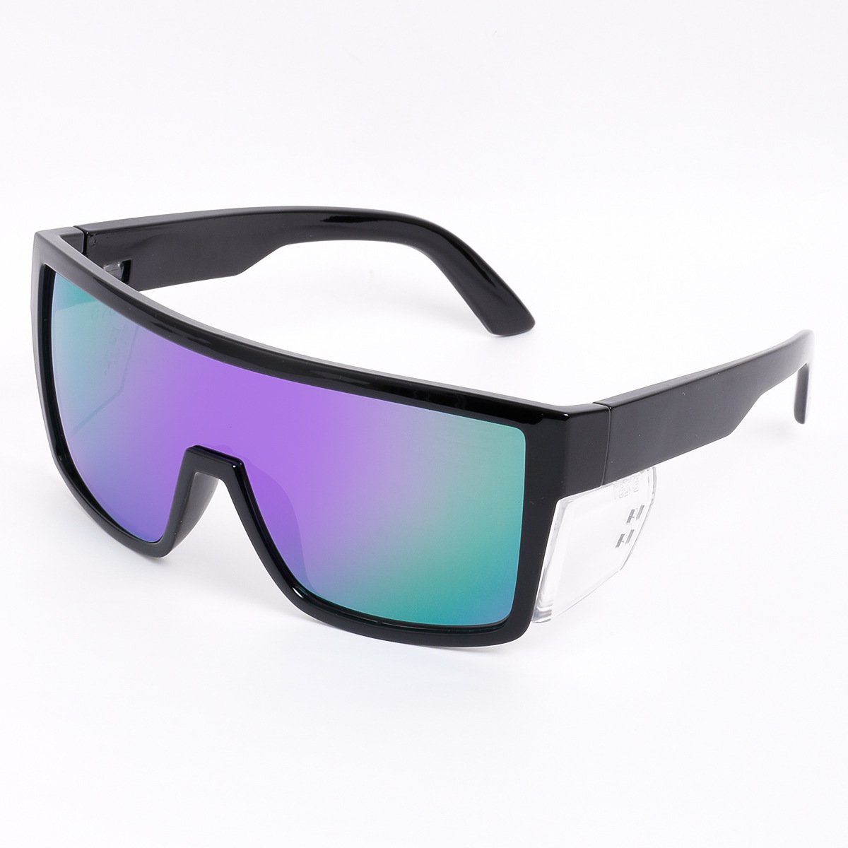 ⚡Hot Sales 49% OFF🔥ANSI Z87+ Safety Sunglasses Mirrored Colored Lens Side Protection Removable Side Shields Eye Protection