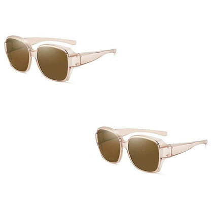 🎉LAST DAY - BUY 1 GET 1 FREE😎2026 New Polarized UV400 Protection Trendy Round Cat-eye Sunglasses 🕶️