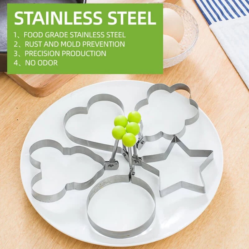 🔥 LAST DAY 49% OFF- Stainless Steel Fried Egg Molds