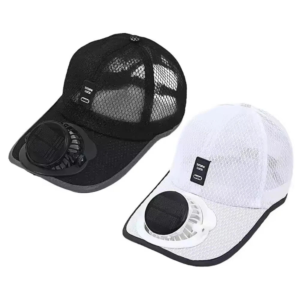 🏆 50K+ SOLD! 49% OFF – Almost Gone-⚡2026 New Fan Cooling Baseball Hat Solar Sport Caps